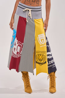 MIXED FEELINGS MIDI SKIRT