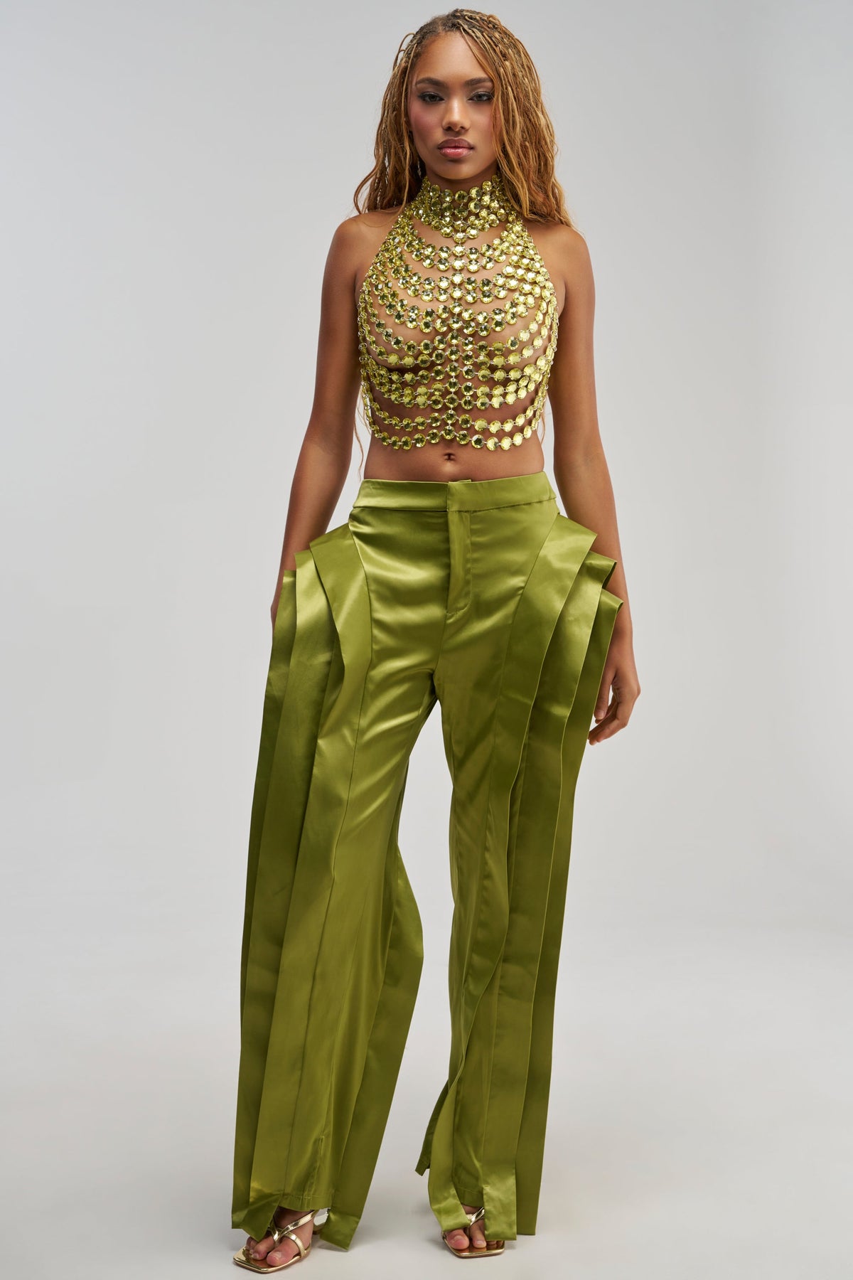 INFINITY TROUSER IN OLIVE
