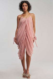 VIVA LA VIDA MESH DRESS IN MAUVE