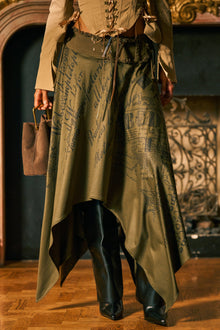 NONE OF YOUR CONCERN MIDI SKIRT