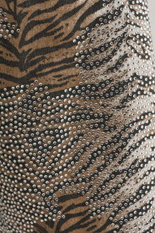 Sisoras FEELING WILD RHINESTONE ZEBRA BERMUDA SHORT