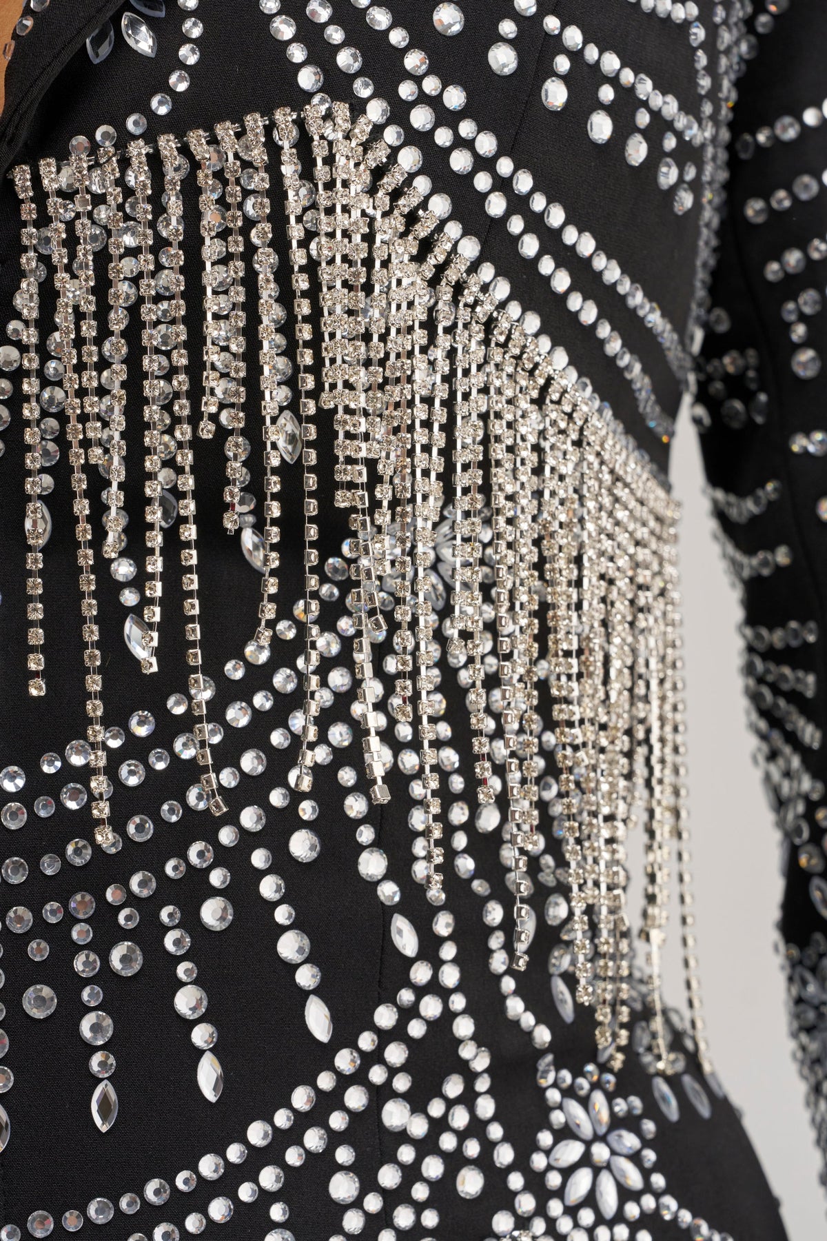 NOT YOUR BABE RHINESTONE BLAZER DRESS