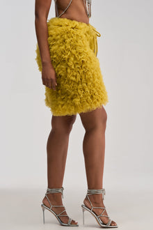 SOMETHING CRAZY RUFFLE SHORT
