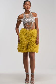 SOMETHING CRAZY RUFFLE SHORT