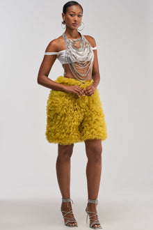 SOMETHING CRAZY RUFFLE SHORT