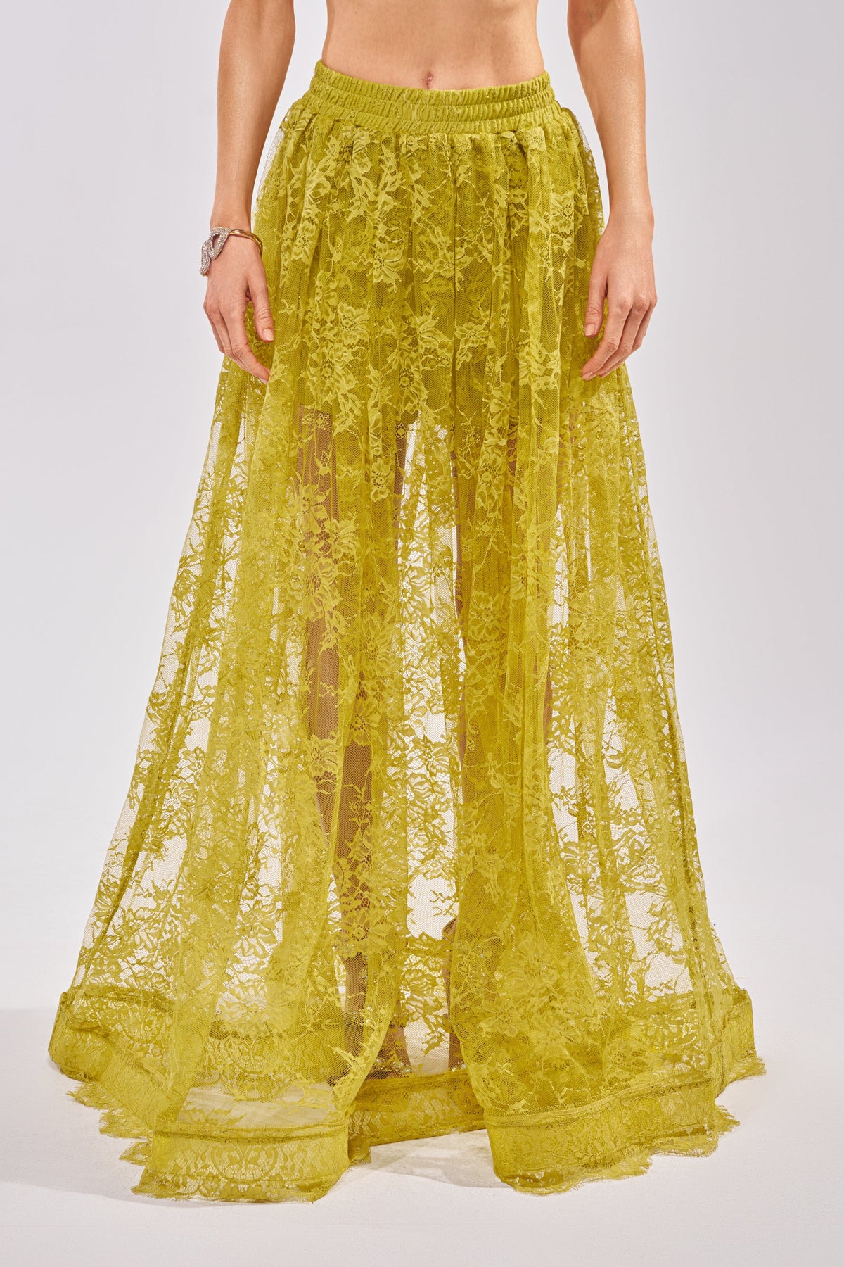 HANNAH LACE MAXI SKIRT