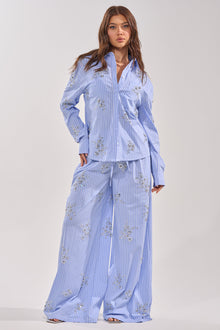 SWEET DREAMS RHINESTONE POPLIN PANT