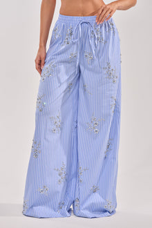 SWEET DREAMS RHINESTONE POPLIN PANT