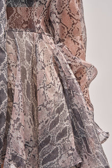 WILD RHYTHM SNAKE PRINT MINI DRESS