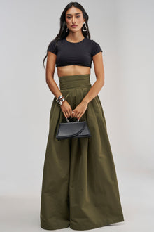 Sisoras DISCO DOLL TROUSER IN OLIVE