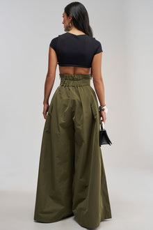 Sisoras DISCO DOLL TROUSER IN OLIVE