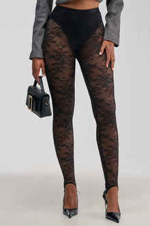 AMELIA LACE STIRRUP LEGGING