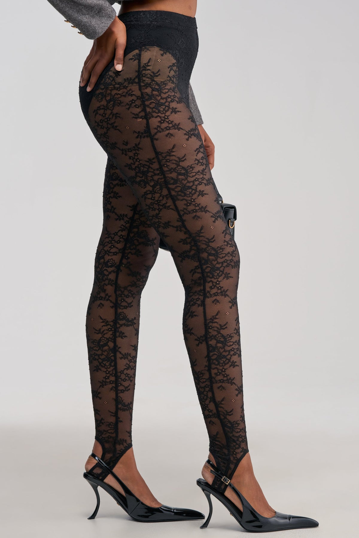 AMELIA LACE STIRRUP LEGGING