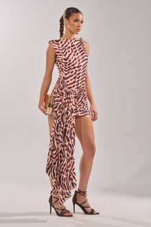 JUNGLE TIES LEOPARD MINI DRESS