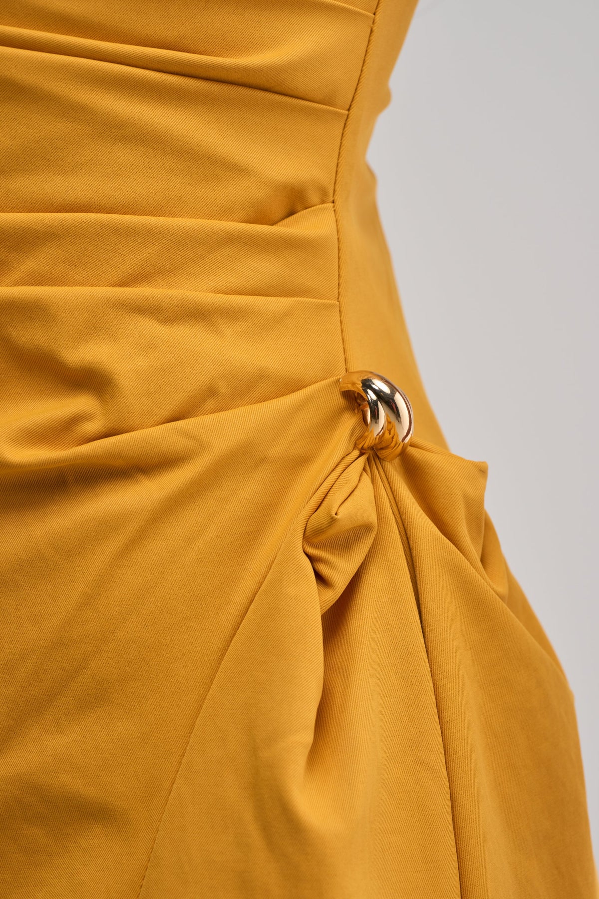 Sisoras IT'S MY TIME MIDI DRESS IN MUSTARD