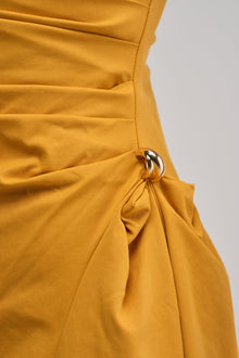 Sisoras IT'S MY TIME MIDI DRESS IN MUSTARD