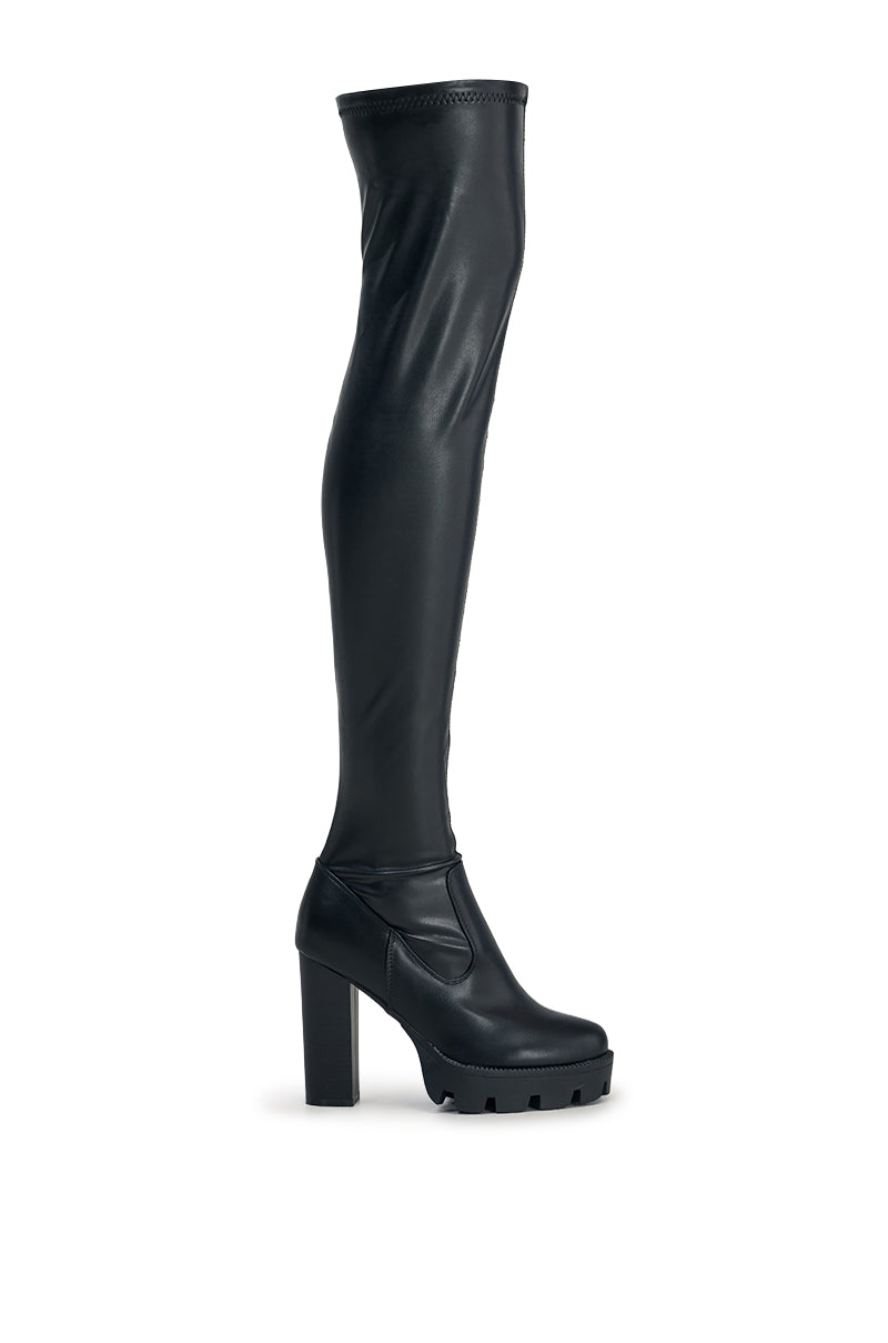 AZALEA WANG ASHLAND BOOT IN BLACK