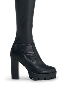 AZALEA WANG ASHLAND BOOT IN BLACK
