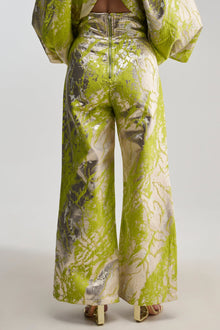 ELECTRIC GARDEN BROCADE PALAZZO PANT