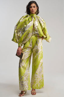 ELECTRIC GARDEN BROCADE PALAZZO PANT