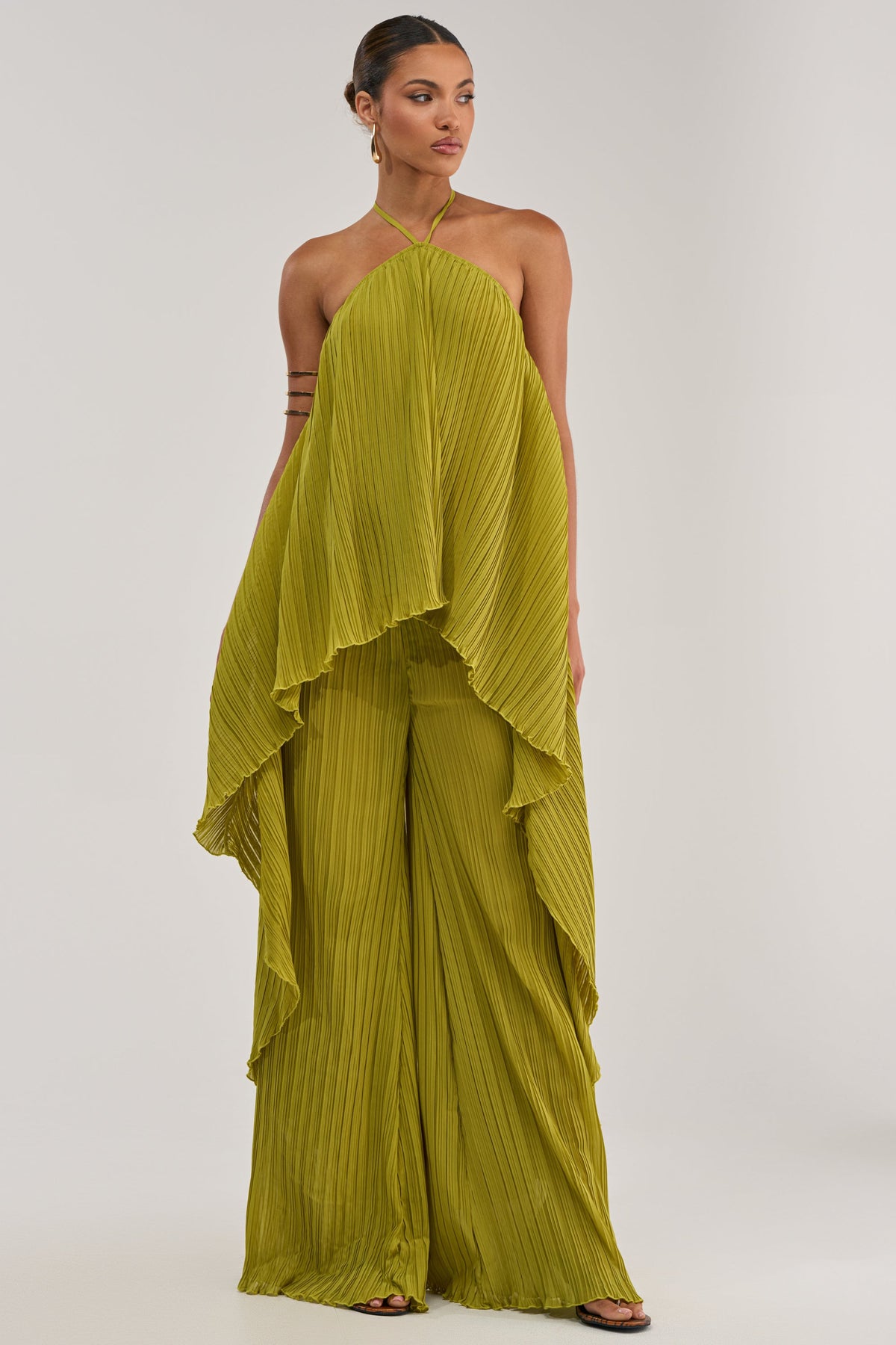 CRUSHIN ON YOU BLOUSE IN CHARTREUSE