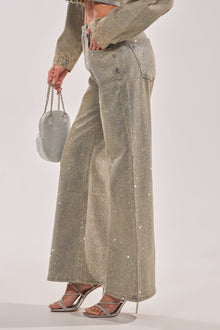 DEMI EMBELLISHED RELAXED DENIM