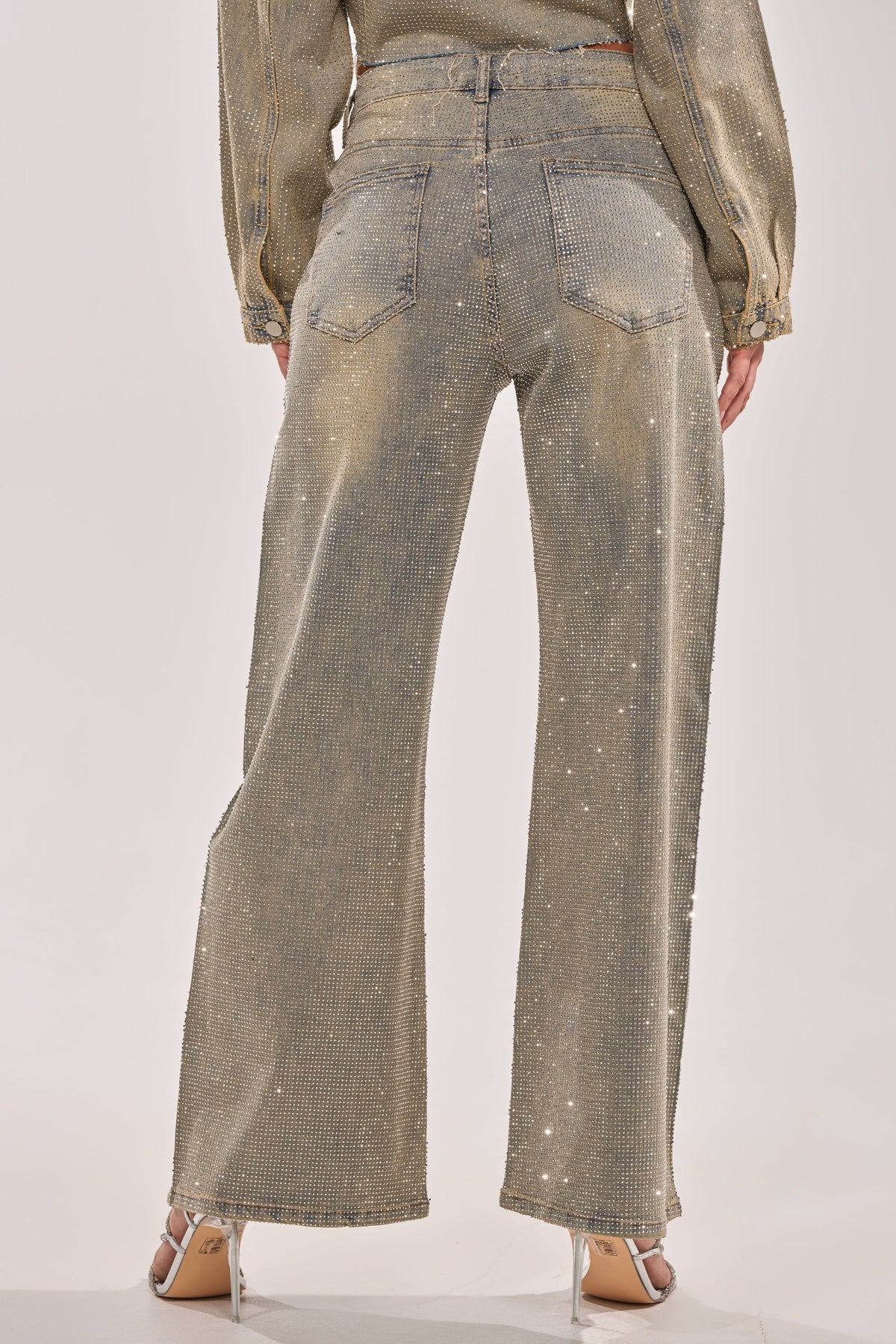 DEMI EMBELLISHED RELAXED DENIM