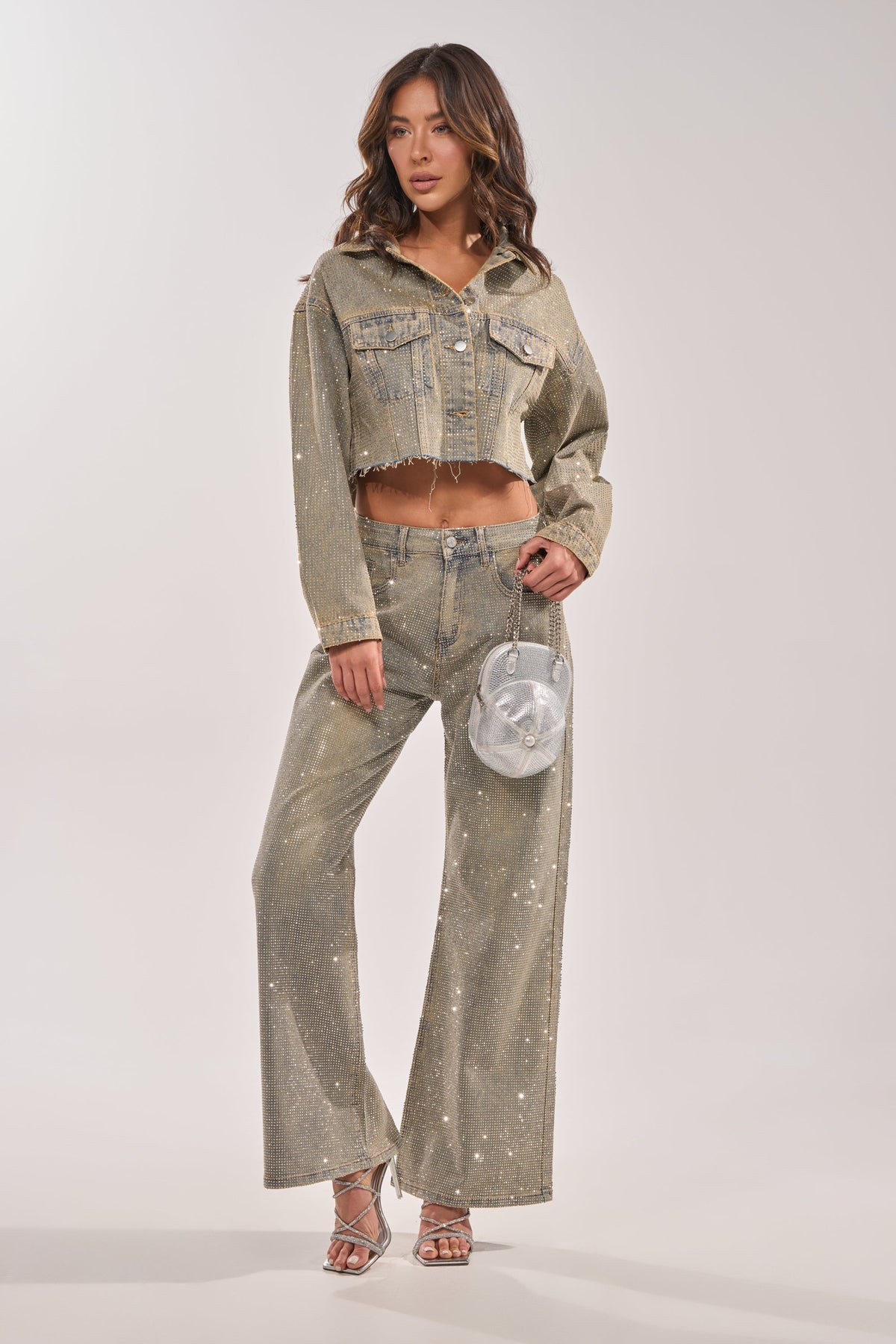 DEMI EMBELLISHED RELAXED DENIM