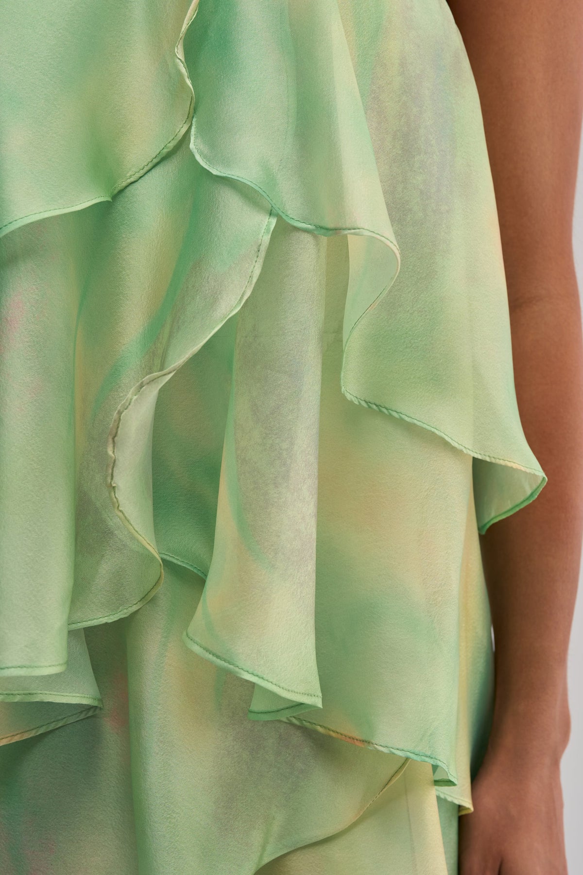 SHINE BRIGHTER BABY MINI DRESS IN GREEN