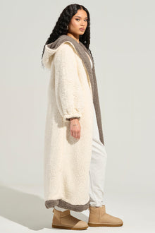BEAR HUG REVERSIBLE FLEECE TRENCH