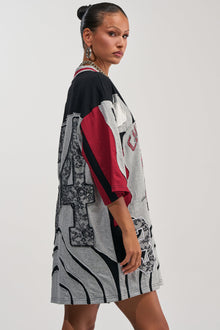 AFTER HOURS GRAPHIC MINI DRESS