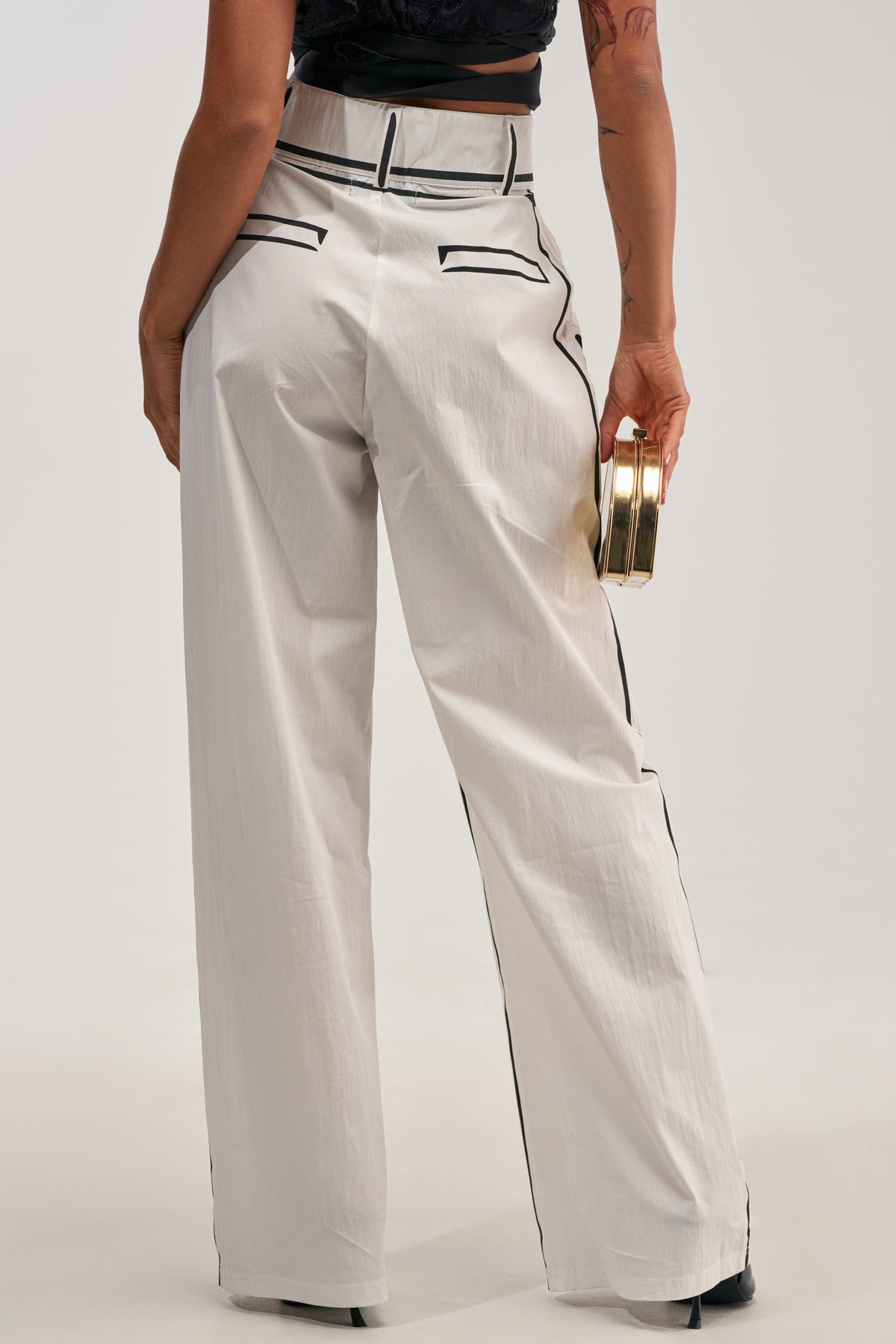 Sisoras BLANK SPACE HIGH WAIST PALAZZO PANT