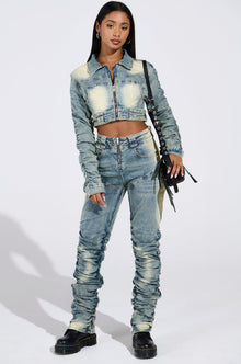 UP ALL NIGHT DENIM JACKET