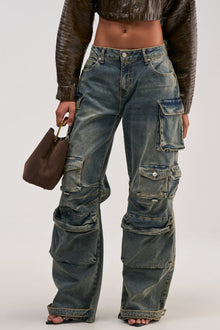 Sisoras VINTAGE LOVER CARGO DENIM
