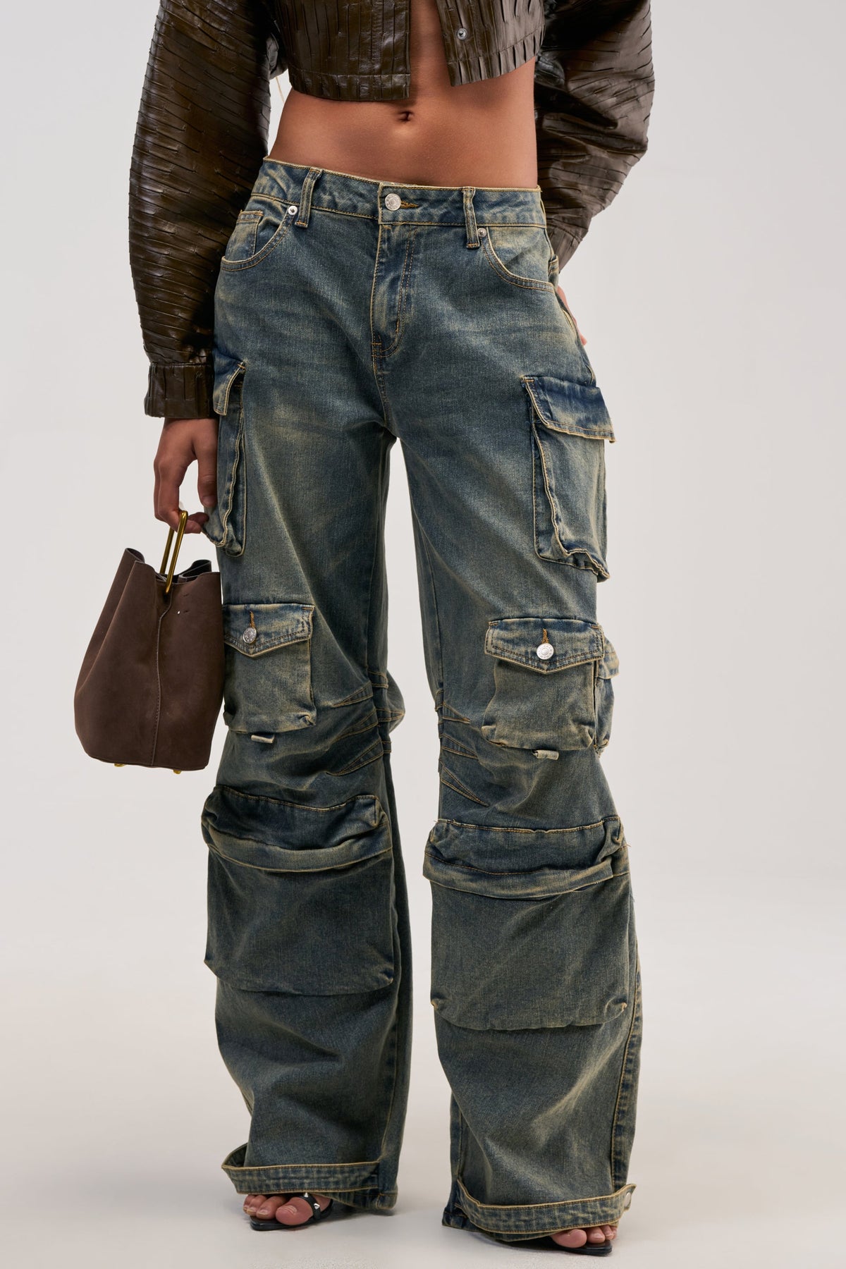 Sisoras VINTAGE LOVER CARGO DENIM