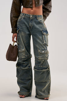Sisoras VINTAGE LOVER CARGO DENIM