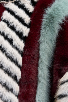 HAVE IT ALL PANELED FUR COAT