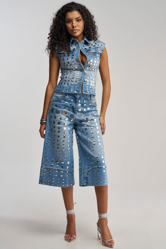 Sisoras STUDS EVERYWHERE CULOTTE