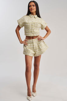 EASY TO LOVE TWEED BUTTON DOWN