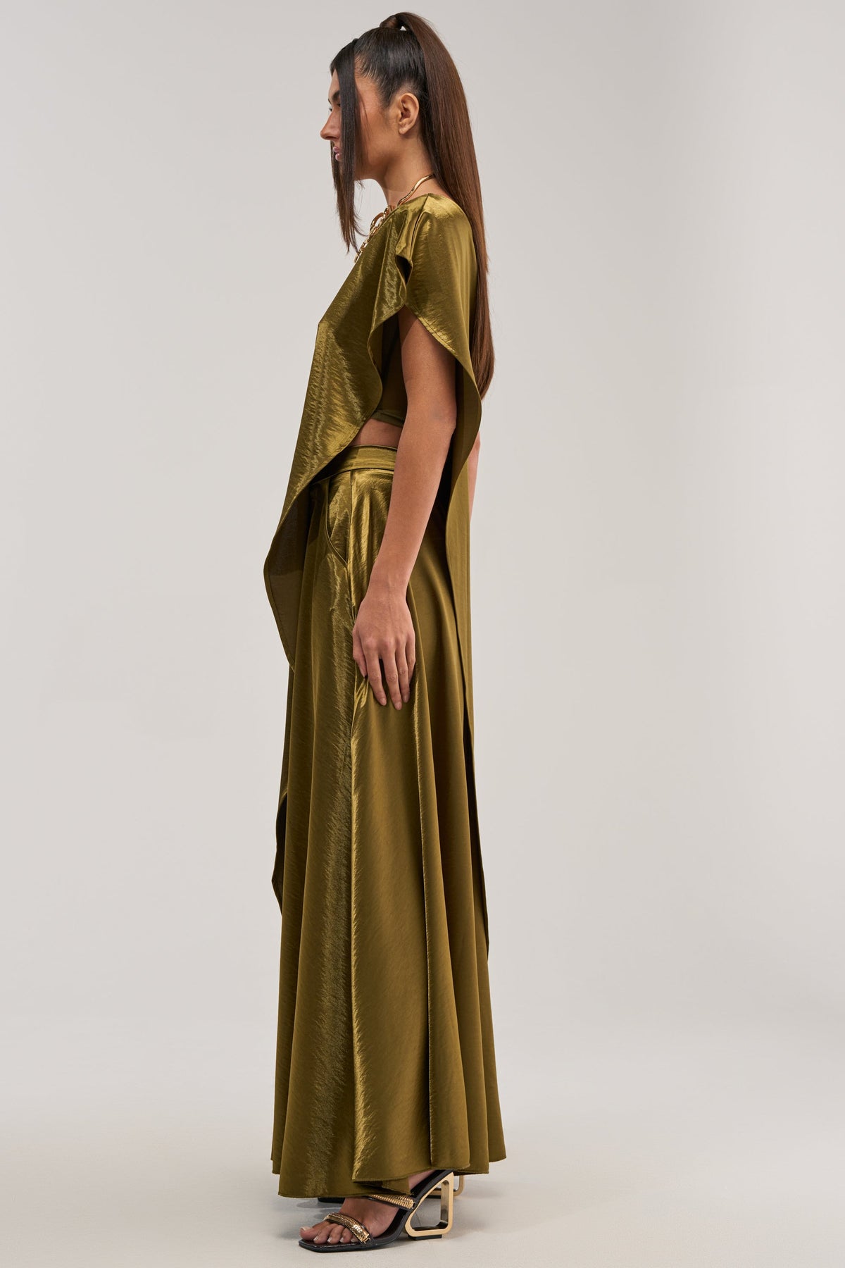 TRUE GODDESS ONE-SHOULDER TOP