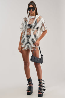 BARELY THERE DISTRESSED TEE