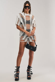 BARELY THERE DISTRESSED TEE