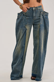 SEEING DOUBLE DECONSTRUCTED VINTAGE JEANS