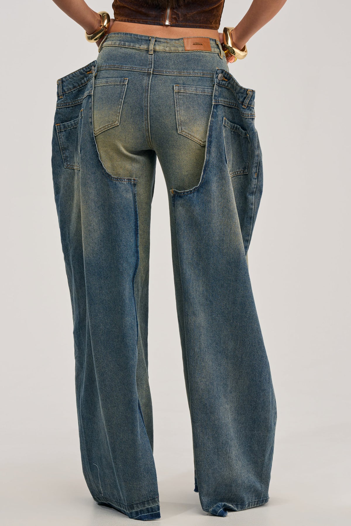 SEEING DOUBLE DECONSTRUCTED VINTAGE JEANS
