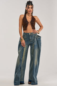 SEEING DOUBLE DECONSTRUCTED VINTAGE JEANS