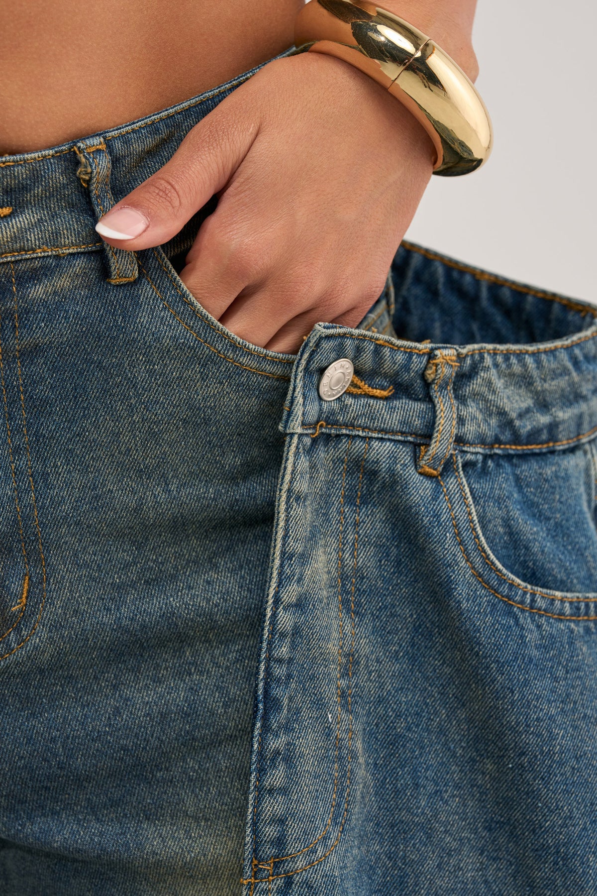 SEEING DOUBLE DECONSTRUCTED VINTAGE JEANS