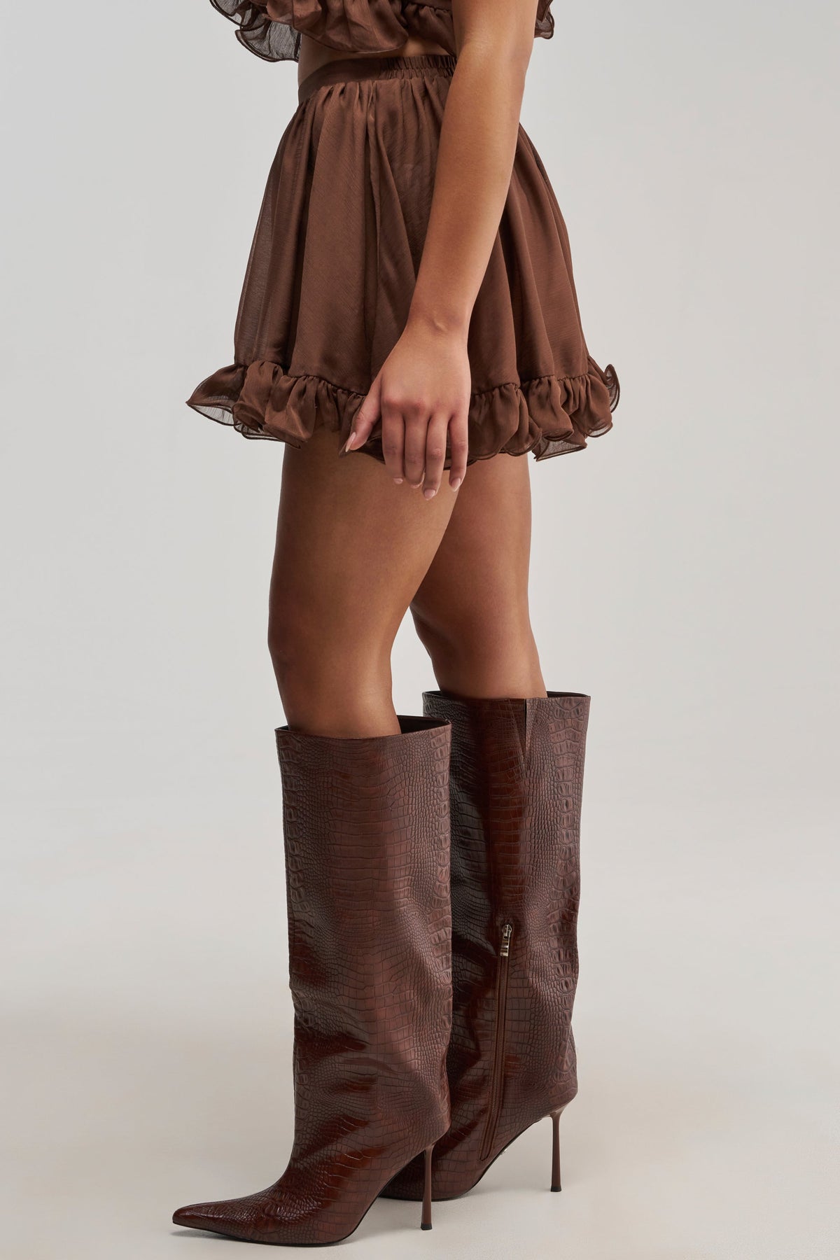 TALK TO ME CHIFFON SHORTS