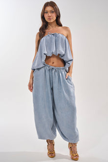 PUMPED UP DENIM BALLOON PANT
