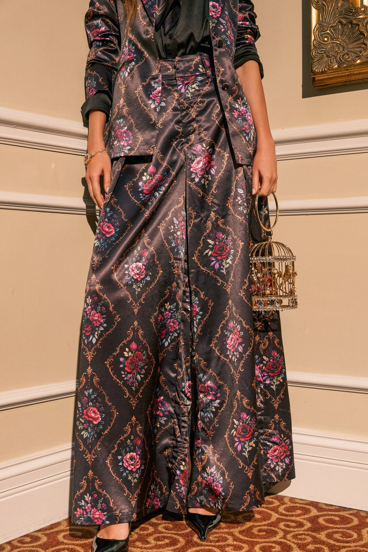 VERTIGO SATIN TROUSER