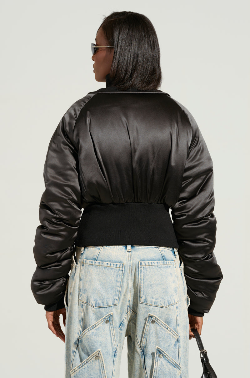 Sisoras ELECTRA SATIN EFFECT BOMBER